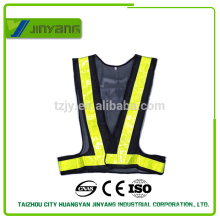 navy / orange cheap mesh pvc tape reflective safety vest